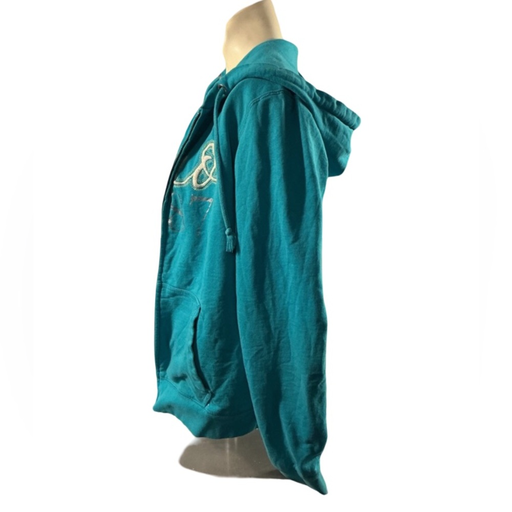 Aeropostale Teal Blue Zip Hoodie